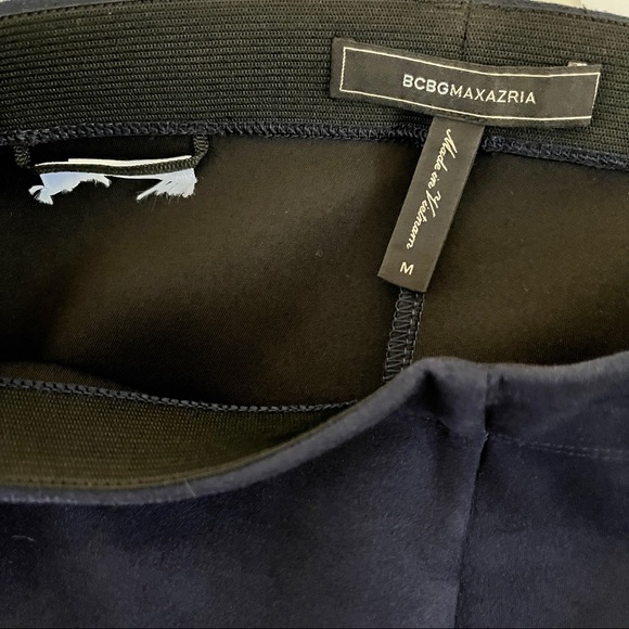 BCBGMaxAzria Mason Faux Suede Legging Navy Blue Size M - Picture 5 of 5